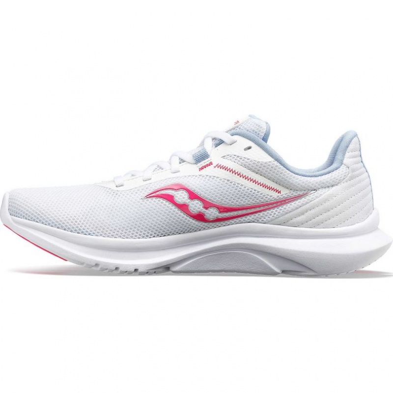 White / Pink Saucony Convergence Women's Running Shoes | EGYPT IDREUF