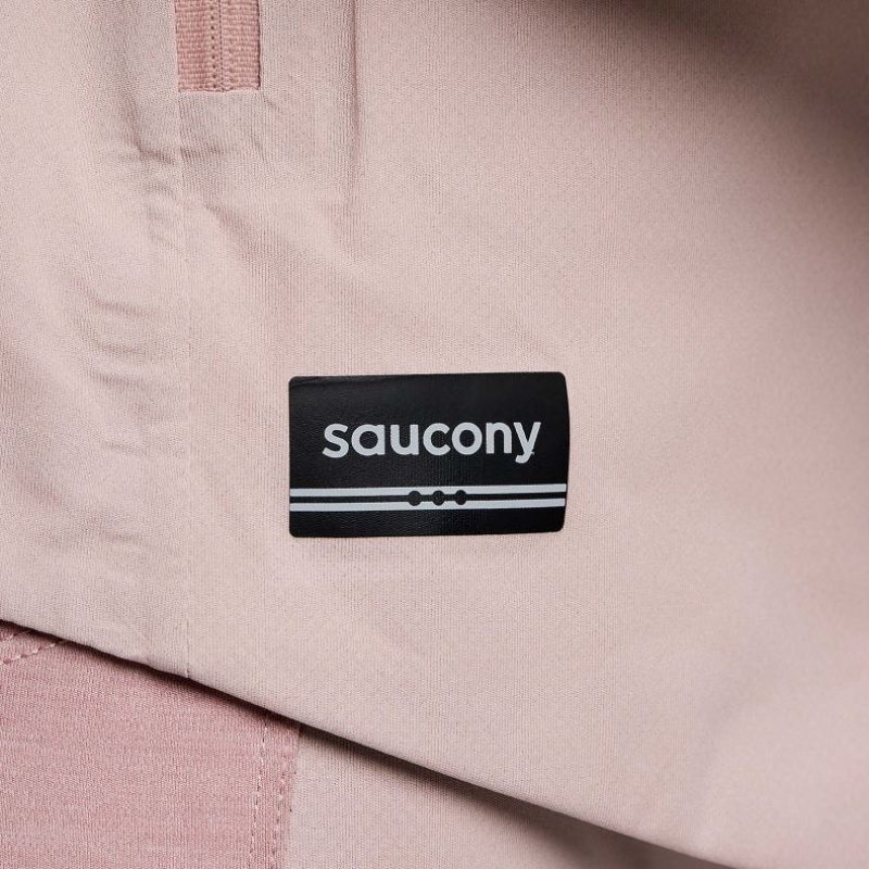 White / Pink Saucony Runshield Women's Jacket | EGYPT XHOZSY