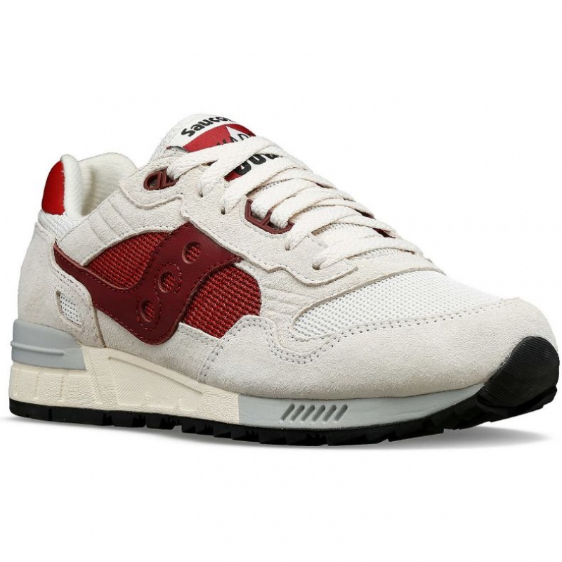 White / Red Saucony Shadow 5000 Men's Sneakers | EGYPT OXTEMW