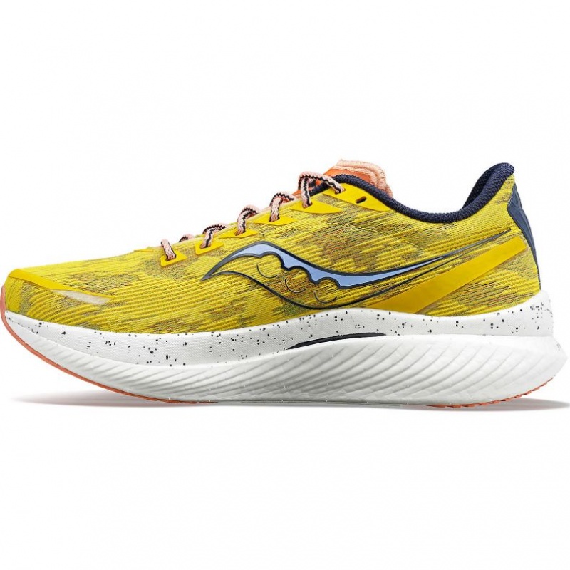 Yellow Saucony Endorphin Speed 3 Men's Running Shoes | EGYPT PEDCGR