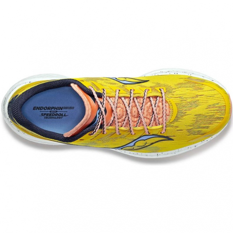 Yellow Saucony Endorphin Speed 3 Men's Running Shoes | EGYPT PEDCGR