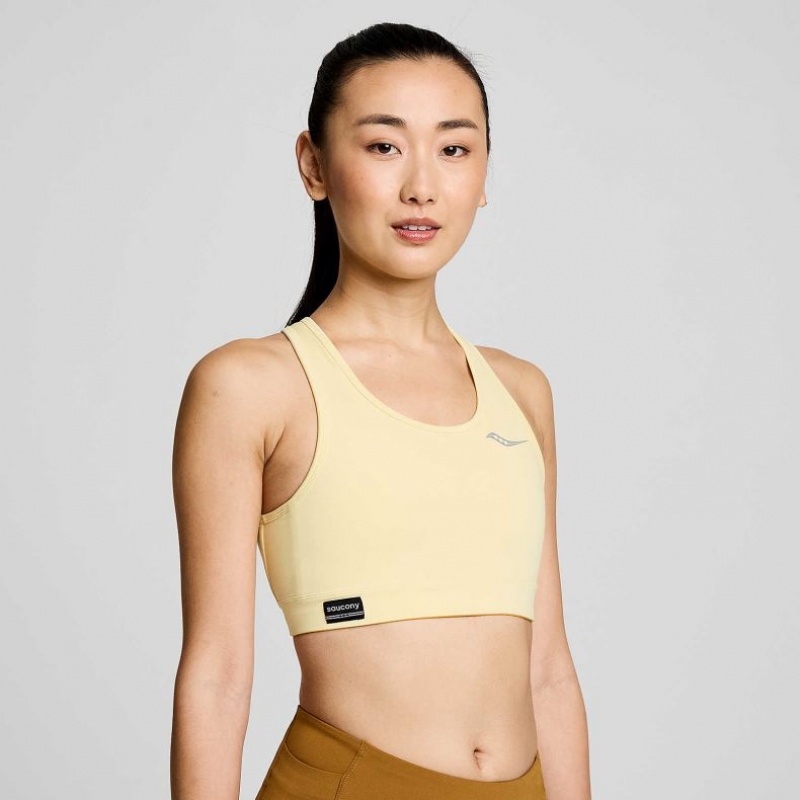 Yellow Saucony Fortify Women\'s Bra | EGYPT XYZBDF