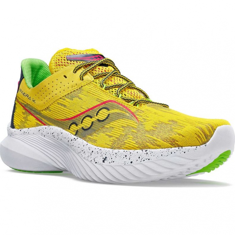 Yellow Saucony Kinvara 14 Men's Running Shoes | EGYPT AHIFXM