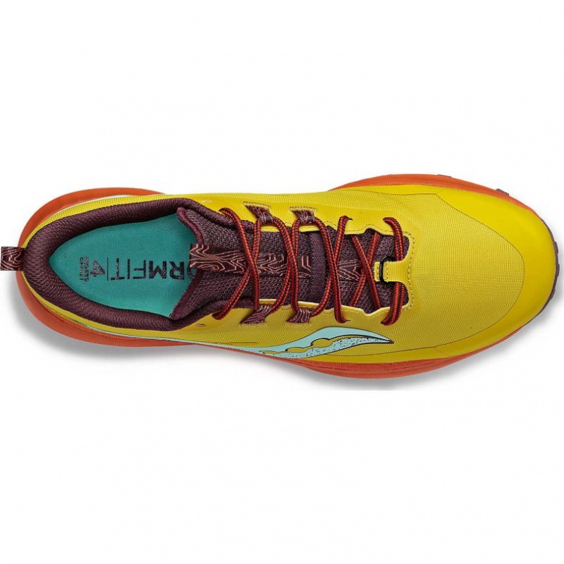 Yellow Saucony Peregrine 13 Women's Trail Running Shoes | EGYPT QKWPHR