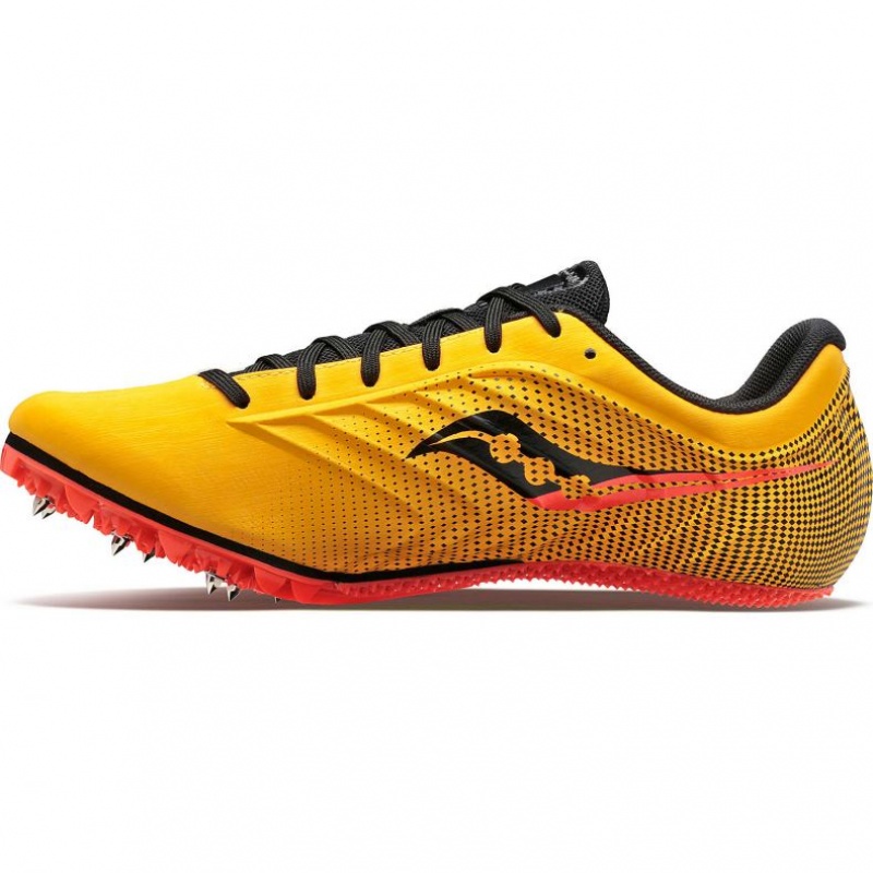 Yellow Saucony Spitfire 5 Men's Spikes | EGYPT YAZGCT