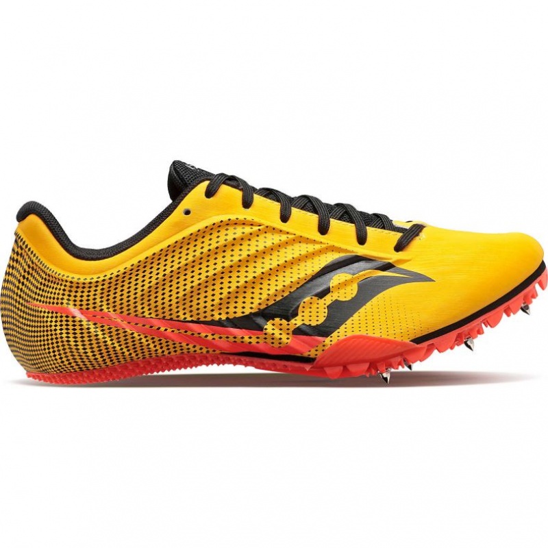 Yellow Saucony Spitfire 5 Men\'s Spikes | EGYPT YAZGCT