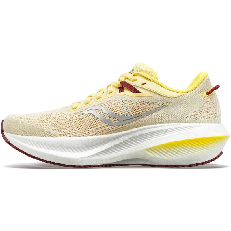 Yellow Saucony Triumph 21 Women's Running Shoes | EGYPT BCQSZL